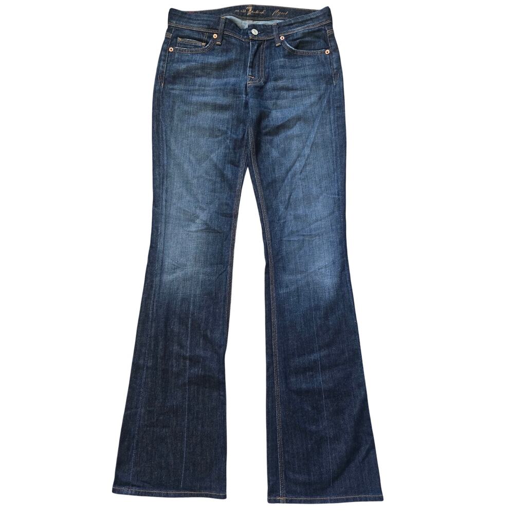 7 For All Mankind Women’s Dark Blue Boot Cut Jeans
